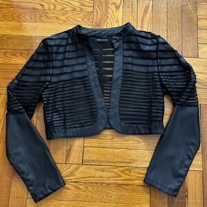 New Look Black Cropped Jacket